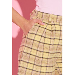 Spodenki bermudy w kratę | Hurtownia odzieży damskiej online