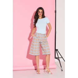 Spodenki bermudy w kratę | Hurtownia odzieży damskiej online