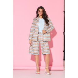 Spodenki bermudy w kratę | Hurtownia odzieży damskiej online