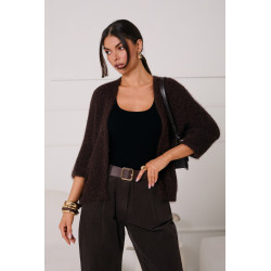 KRÓTKI KARDIGAN Z RĘKAWEM 3/4