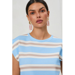 Bluzka w pastelowe pasy