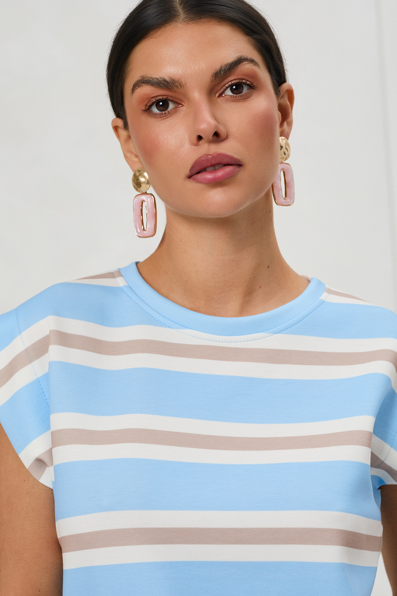 Bluzka w pastelowe pasy