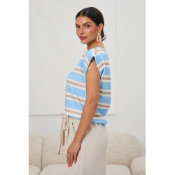 Bluzka w pastelowe pasy