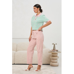 Spodnie sztruksowe z prostą nogawką | Hurtownia odzieży online na sztuki