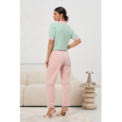Spodnie sztruksowe z prostą nogawką | Hurtownia odzieży online na sztuki