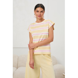 Bluzka w pastelowe pasy