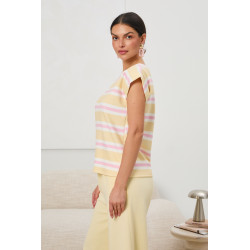 Bluzka w pastelowe pasy