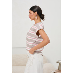 Bluzka w pastelowe pasy