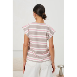Bluzka w pastelowe pasy