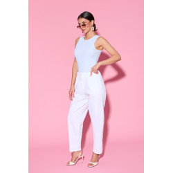 Klasyczne spodnie sztruksowe z prostą nogawką | Hurtownia odzieży z Włoch