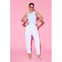 Klasyczne spodnie sztruksowe z prostą nogawką | Hurtownia odzieży z Włoch