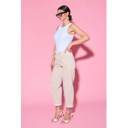 Spodnie sztruksowe z prostą nogawką | Hurtownia odzieży online na sztuki