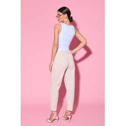 Spodnie o luźnym kroju z wiązaniem w pasie