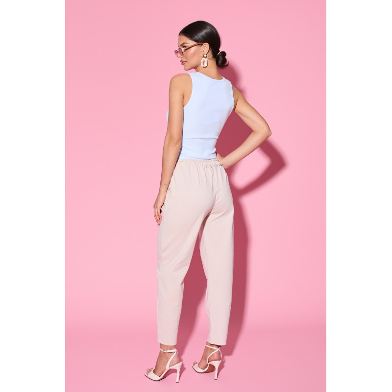 Spodnie o luźnym kroju z wiązaniem w pasie