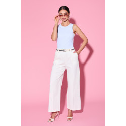 Spodnie wide leg z paskiem | Sprzedaż hurtowa dla butików