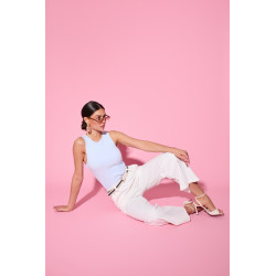 Spodnie wide leg z paskiem | Sprzedaż hurtowa dla butików