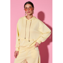 Komplet dresowy z bluzą i spodniami na napy