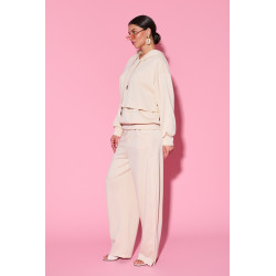 Komplet dresowy z bluzą i spodniami na napy