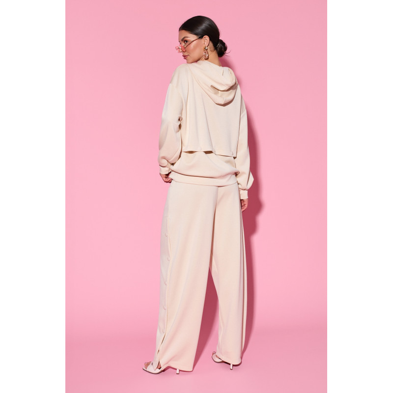 Komplet dresowy z bluzą i spodniami na napy