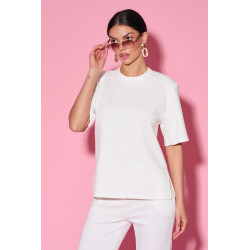 Bluzka o prostym kroju z krótkim rękawem