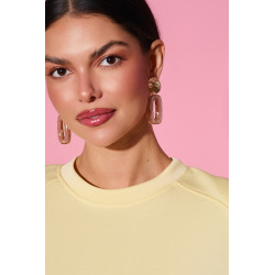 Bluzka o prostym kroju z krótkim rękawem