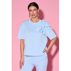 Bluzka z kokardą na ramieniu