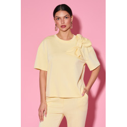 Bluzka z kokardą na ramieniu