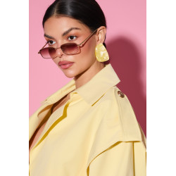 Krótka oversizowa kurtka typu trench