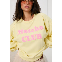 Bawełniana bluza oversize z napisem | Hurtownia odzieży damskiej italiamoda.pl