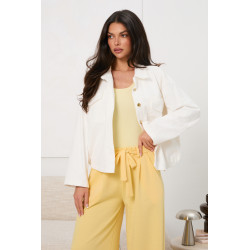 Kurtka sztruksowa oversize z kieszeniami | Hurtownia odzieży online do butiku