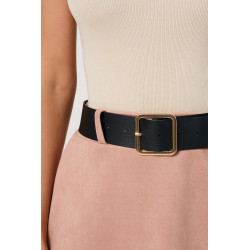 Zamszowa spódnica midi z paskiem | Hurtownia odzieży damskiej italiamoda.pl