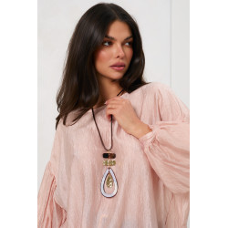 Elegancka bluzka z połyskiem | Hurtownia odzieży damskiej na sztuki