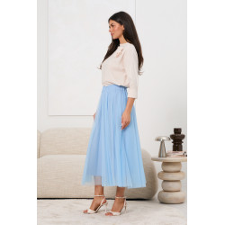 Tiulowa spódnica midi - Hurtownia odzieży damskiej z Włoch