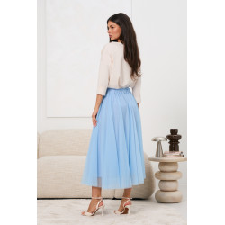 Tiulowa spódnica midi - Hurtownia odzieży damskiej z Włoch