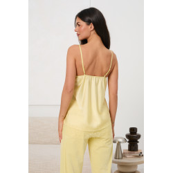 Satynowy top z koronkowym wykończeniem | Hurtownia odzieży damskiej do butiku