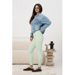 Modelujące legginsy z efektem push up i wysokim stanem