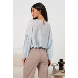 Elegancka bluzka z połyskiem | Hurtownia odzieży damskiej na sztuki