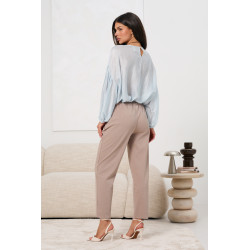 Spodnie o luźnym kroju z wiązaniem w pasie