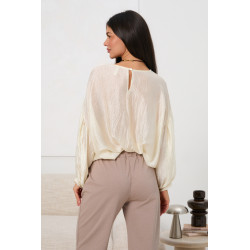 Elegancka bluzka z połyskiem | Hurtownia odzieży damskiej na sztuki