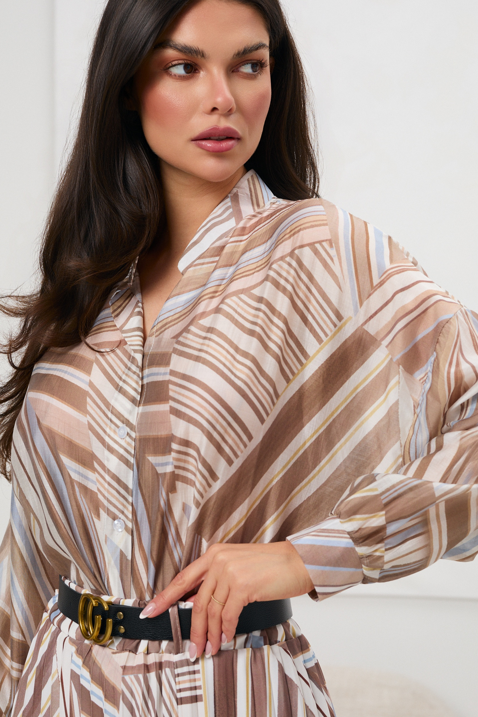 Koszula w geometryczny print