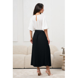 Plisowana spódnica z paskiem | Hurt odzieży damskiej dla sklepów internetowych