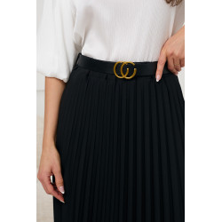 Plisowana spódnica z paskiem | Hurt odzieży damskiej dla sklepów internetowych