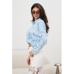 Koszula w drobne kwiaty | Modna odzież damska hurt