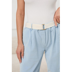 Spodnie z paskiem w talii | Internetowa hurtownia odzieży damskiej