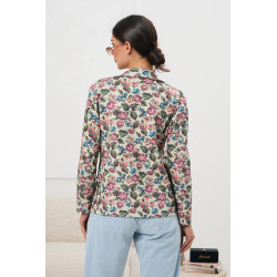 Marynarka w kwiatowy wzór | Hurtownia odzieży na sztuki