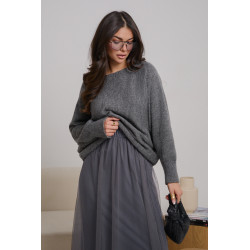 SWETROWA SUKIENKA Z TIULOWYM DOŁEM