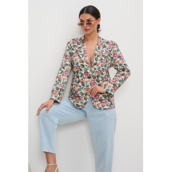 Marynarka w kwiatowy wzór | Hurtownia odzieży na sztuki
