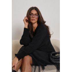 SWETROWA SUKIENKA Z TIULOWYM DOŁEM