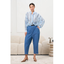 Casualowe spodnie o długości 7/8