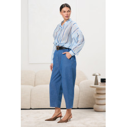 Casualowe spodnie o długości 7/8